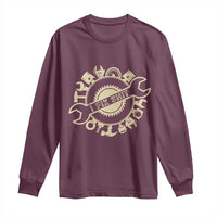 Funny Handyman Father's Day Gift Long Sleeve Shirt I Fix Shit