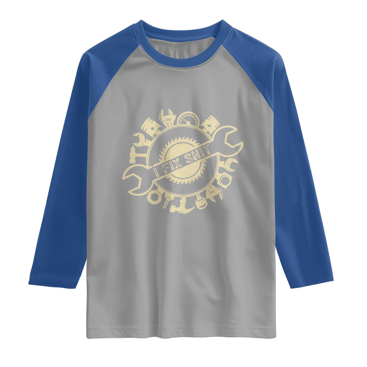 Funny Handyman Father's Day Gift Raglan Shirt I Fix Shit