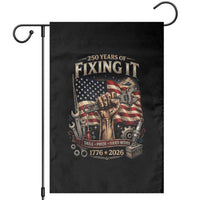 250 Years Of Fixing It Mechanic Pride Garden Flag America 250 Anniversary Gift