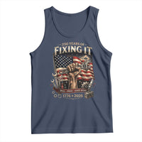 250 Years Of Fixing It Mechanic Pride Tank Top America 250 Anniversary Gift