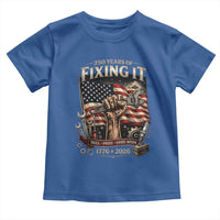 250 Years Of Fixing It Mechanic Pride Toddler T Shirt America 250 Anniversary Gift