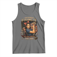 Patriotic Rosie Mechanic Feminist Pride Tank Top 250 Years Of Fixing It