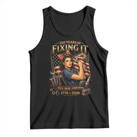 Patriotic Rosie Mechanic Feminist Pride Tank Top 250 Years Of Fixing It