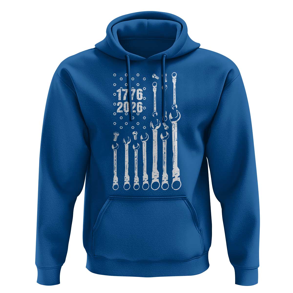 Patriotic Mechanic Gift Hoodie American Flag Automotive Lover