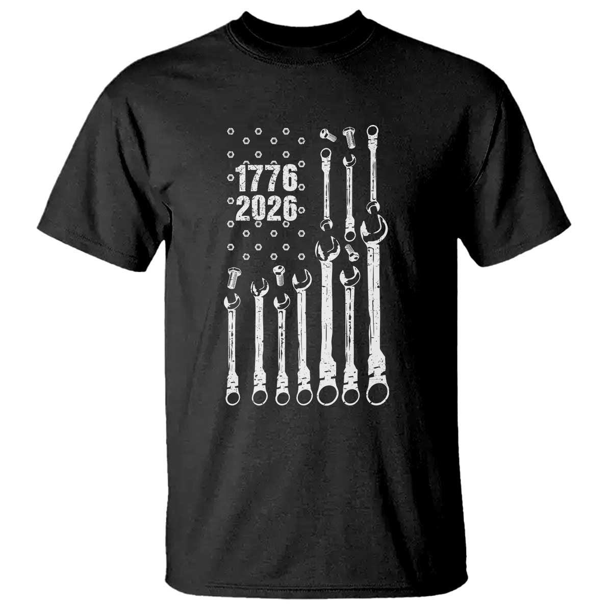 Patriotic Mechanic Gift T Shirt American Flag Automotive Lover