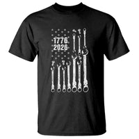 Patriotic Mechanic Gift T Shirt American Flag Automotive Lover