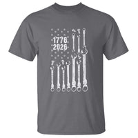 Patriotic Mechanic Gift T Shirt American Flag Automotive Lover
