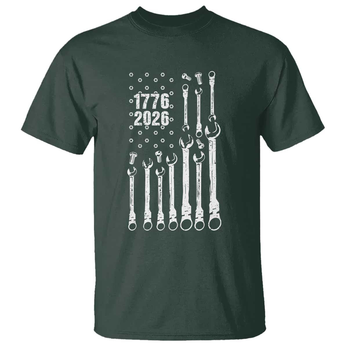 Patriotic Mechanic Gift T Shirt American Flag Automotive Lover