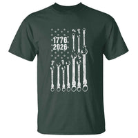 Patriotic Mechanic Gift T Shirt American Flag Automotive Lover