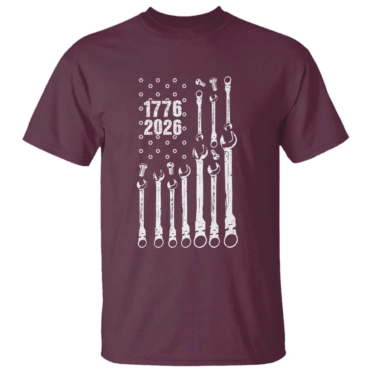 Patriotic Mechanic Gift T Shirt American Flag Automotive Lover