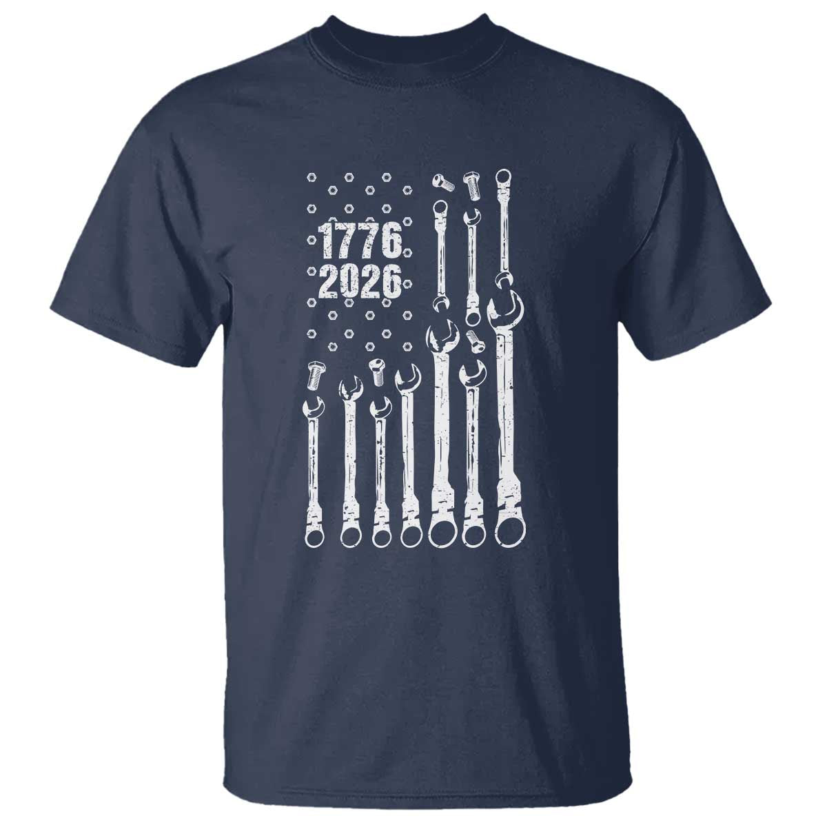 Patriotic Mechanic Gift T Shirt American Flag Automotive Lover