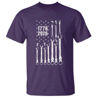 Patriotic Mechanic Gift T Shirt American Flag Automotive Lover