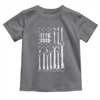 Patriotic Mechanic Gift Toddler T Shirt American Flag Automotive Lover