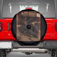 Bigfoot Mechanic Meme Spare Tire Cover Funny Sasquatch Fixing Cars