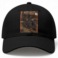 Bigfoot Mechanic Meme Baseball Cap Funny Sasquatch Fixing Cars