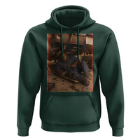 Bigfoot Mechanic Meme Hoodie Funny Sasquatch Fixing Cars
