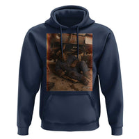 Bigfoot Mechanic Meme Hoodie Funny Sasquatch Fixing Cars