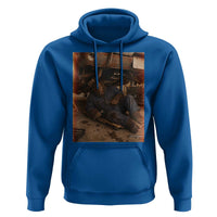 Bigfoot Mechanic Meme Hoodie Funny Sasquatch Fixing Cars