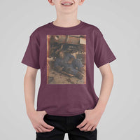 Bigfoot Mechanic Meme T Shirt For Kid Funny Sasquatch Fixing Cars