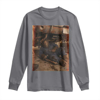 Bigfoot Mechanic Meme Long Sleeve Shirt Funny Sasquatch Fixing Cars