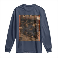 Bigfoot Mechanic Meme Long Sleeve Shirt Funny Sasquatch Fixing Cars