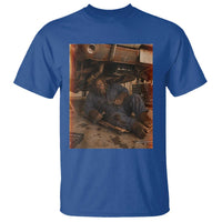 Bigfoot Mechanic Meme T Shirt Funny Sasquatch Fixing Cars