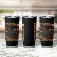 Bigfoot Mechanic Meme Tumbler Cup Funny Sasquatch Fixing Cars