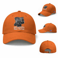 Bigfoot Black Ribbon Baseball Cap Not Today Melanoma Awareness Gift