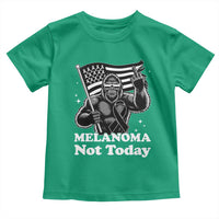 Bigfoot Black Ribbon Toddler T Shirt Not Today Melanoma Awareness Gift