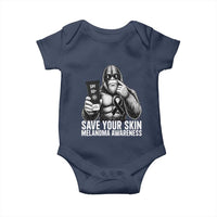 Bigfoot Save Your Skin Baby Onesie Melanoma Warrior Support