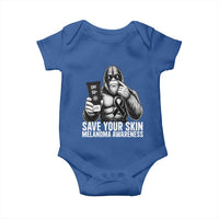 Bigfoot Save Your Skin Baby Onesie Melanoma Warrior Support