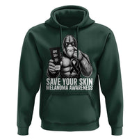 Bigfoot Save Your Skin Hoodie Melanoma Warrior Support