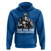 Bigfoot Save Your Skin Hoodie Melanoma Warrior Support