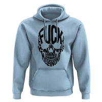 Fuck Melanoma Skull Typography Hoodie Skin Cancer Warrior