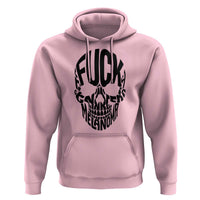 Fuck Melanoma Skull Typography Hoodie Skin Cancer Warrior