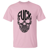 Fuck Melanoma Skull Typography T Shirt Skin Cancer Warrior