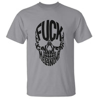 Fuck Melanoma Skull Typography T Shirt Skin Cancer Warrior