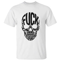 Fuck Melanoma Skull Typography T Shirt Skin Cancer Warrior