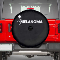Fuck Melanoma Awareness Spare Tire Cover Funny Stick Figure Warrior