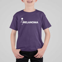 Fuck Melanoma Awareness T Shirt For Kid Funny Stick Figure Warrior
