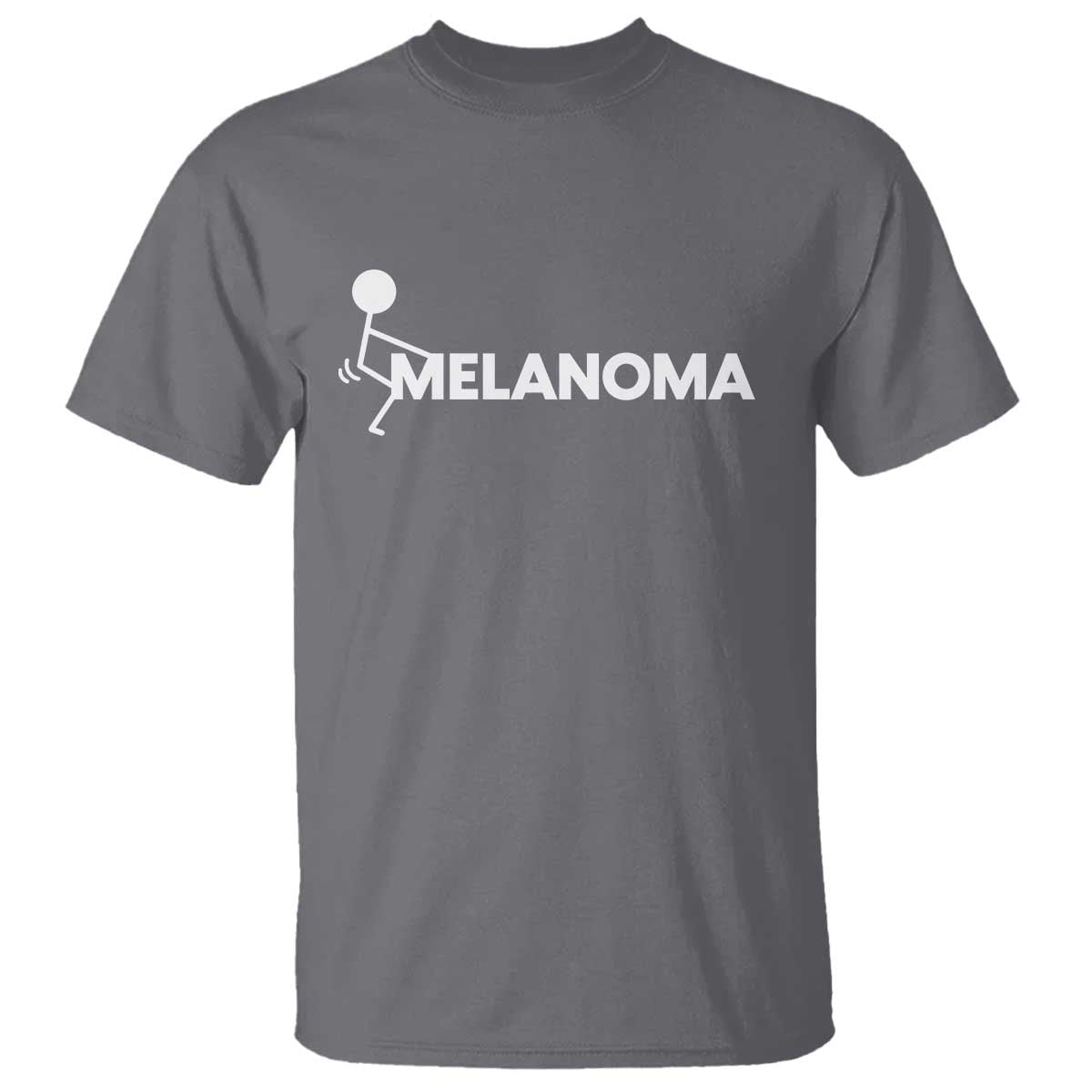 Fuck Melanoma Awareness T Shirt Funny Stick Figure Warrior