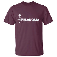 Fuck Melanoma Awareness T Shirt Funny Stick Figure Warrior