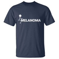 Fuck Melanoma Awareness T Shirt Funny Stick Figure Warrior