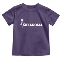 Fuck Melanoma Awareness Toddler T Shirt Funny Stick Figure Warrior