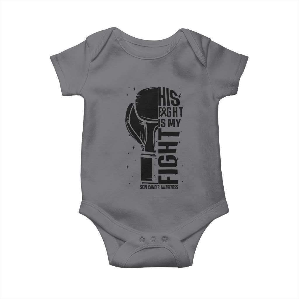 Skin Cancer Warrior Boxing Gift Baby Onesie His Fight My Fight