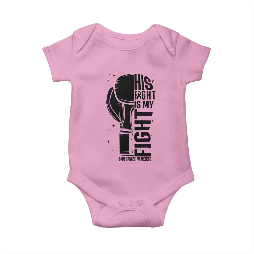 Skin Cancer Warrior Boxing Gift Baby Onesie His Fight My Fight