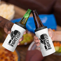Skin Cancer Warrior Boxing Gift 4 in 1 Can Cooler Tumbler His Fight My Fight