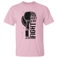 Skin Cancer Warrior Boxing Gift T Shirt His Fight My Fight
