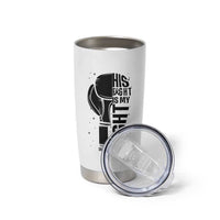Skin Cancer Warrior Boxing Gift Tumbler Cup His Fight My Fight
