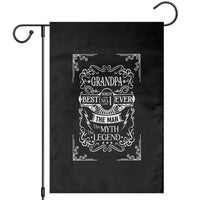 Vintage Fathers Day Gift For Grandpa Garden Flag The Man The Myth The Legend